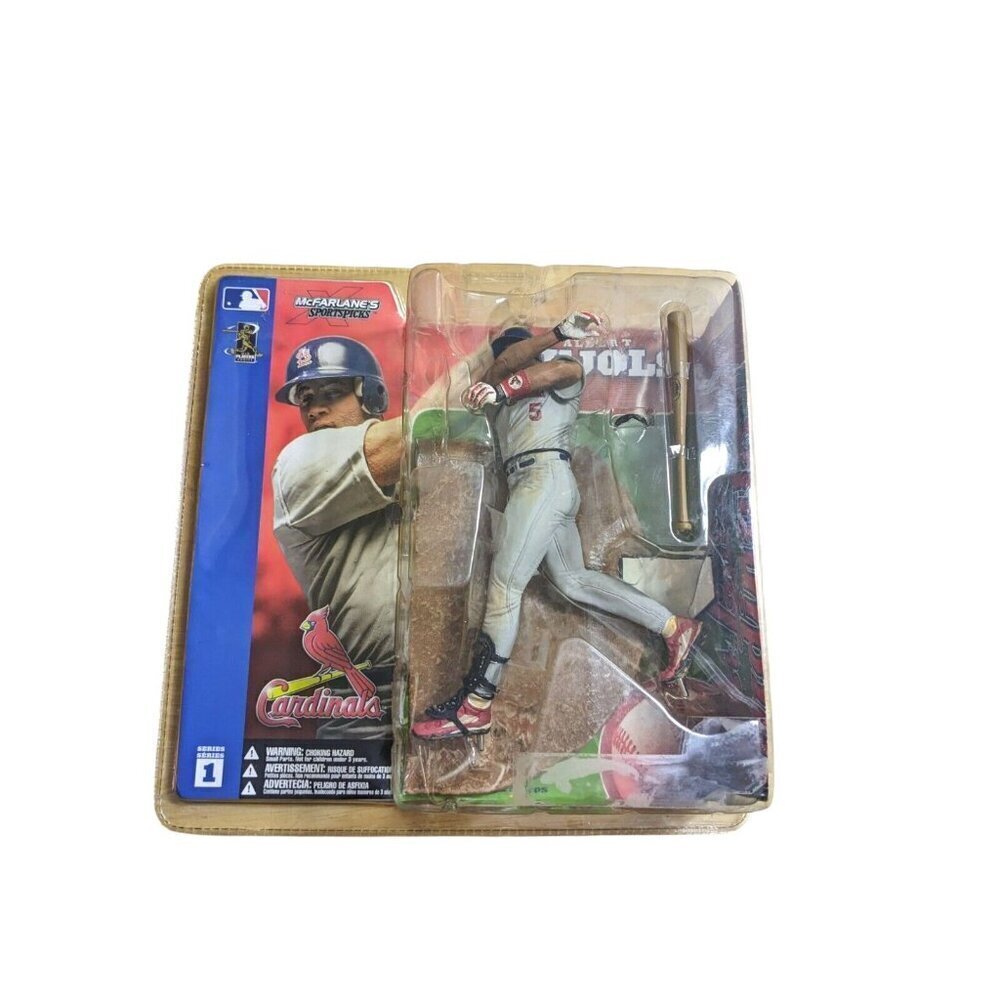 McFarlane Sportspicks Albert Pujols MLB Rookie Series 1 Gray Cardinals Unopened